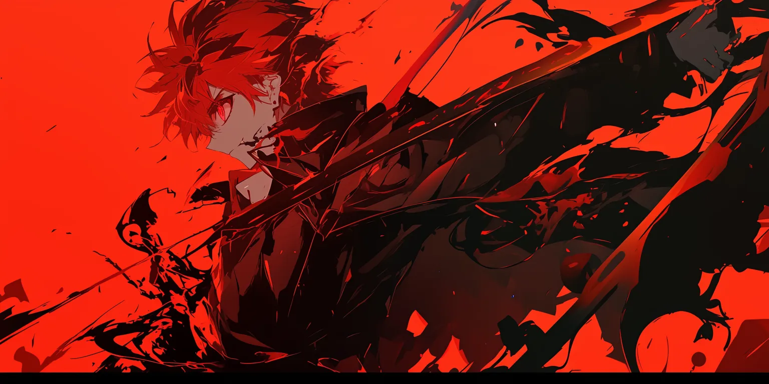 red wallpaper anime gurren, kaneki, alucard, hellsing, kurosaki