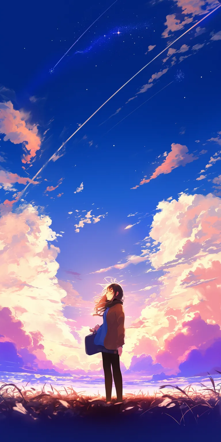 cool anime photos sky, noragami, flcl, lockscreen, sunset