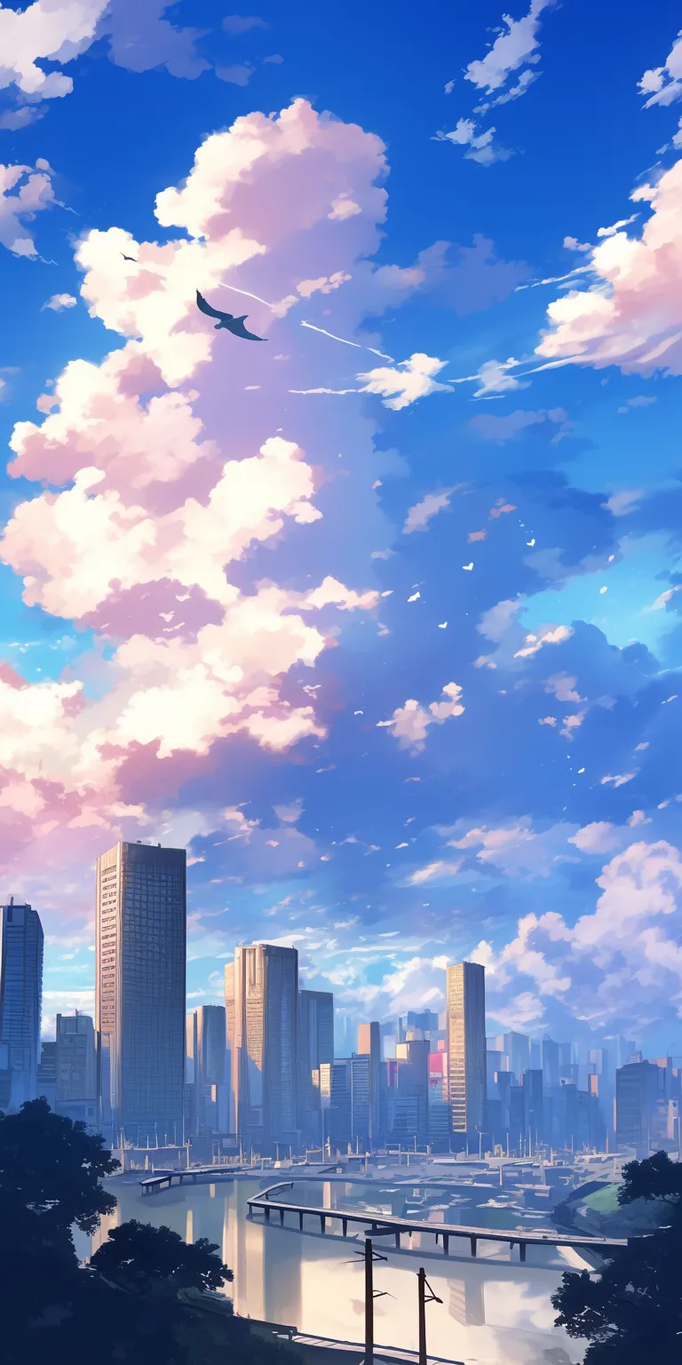 anime background 4k sky, ciel, 3440x1440, noragami