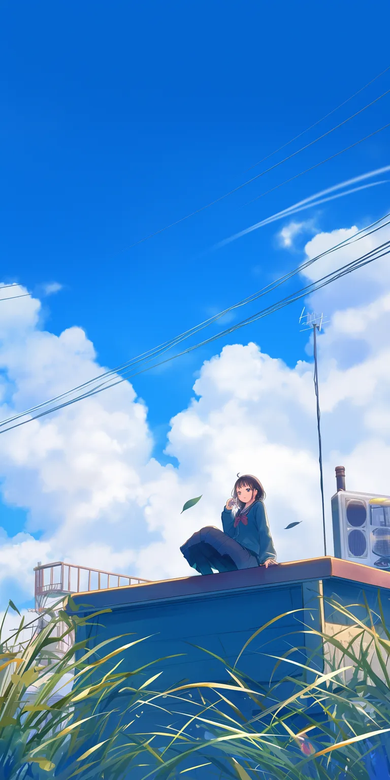 chill anime wallpaper flcl, sky, hiro, noragami, ciel