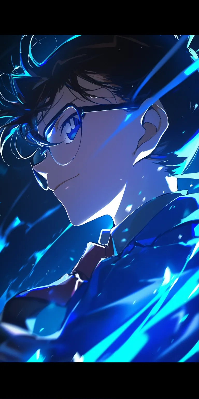 detective conan wallpaper mob, blue, akira, shinkai, deku