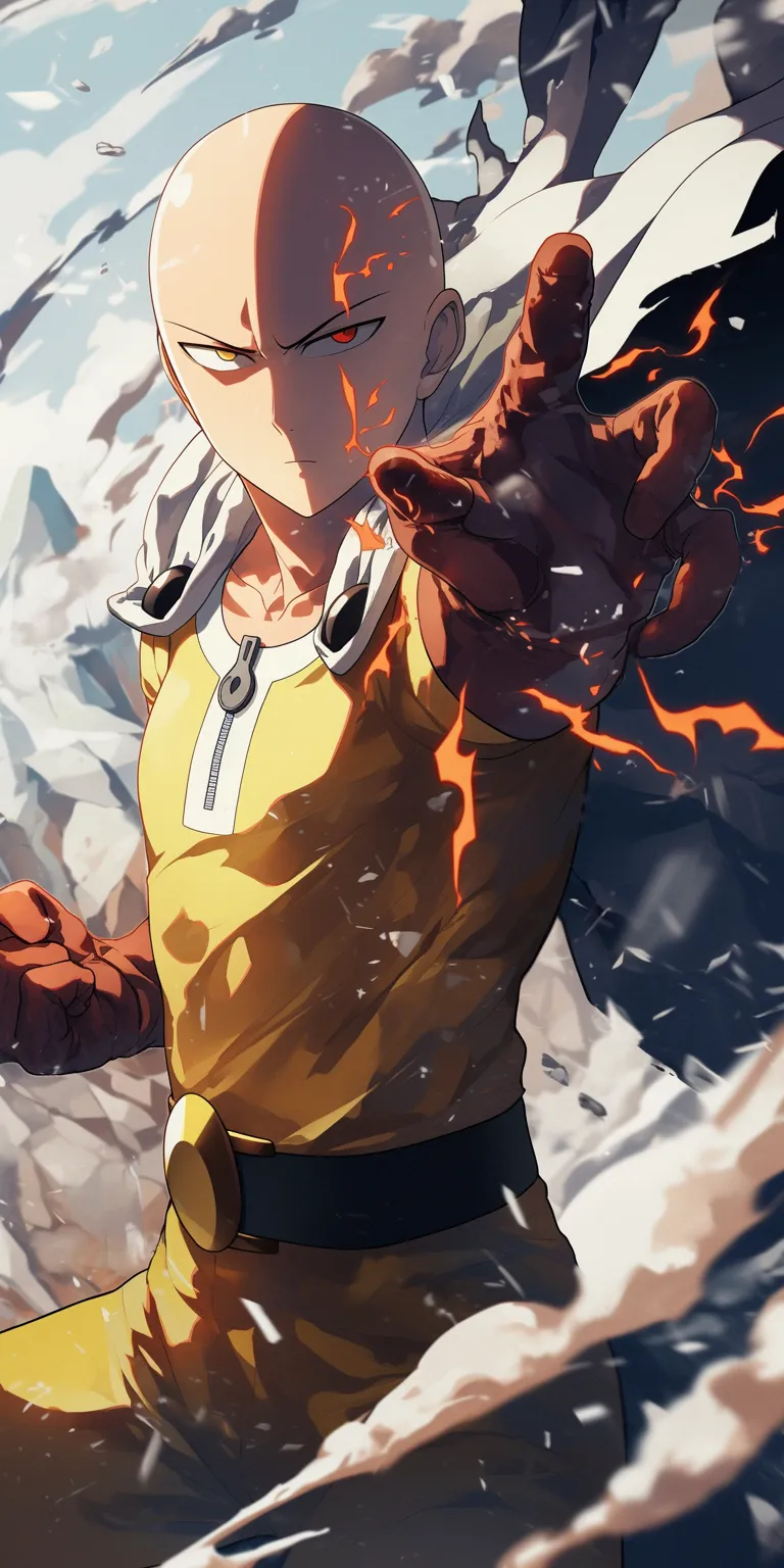 one punch man wallpaper iphone todoroki, haikyuu, boruto, saitama, fullmetal