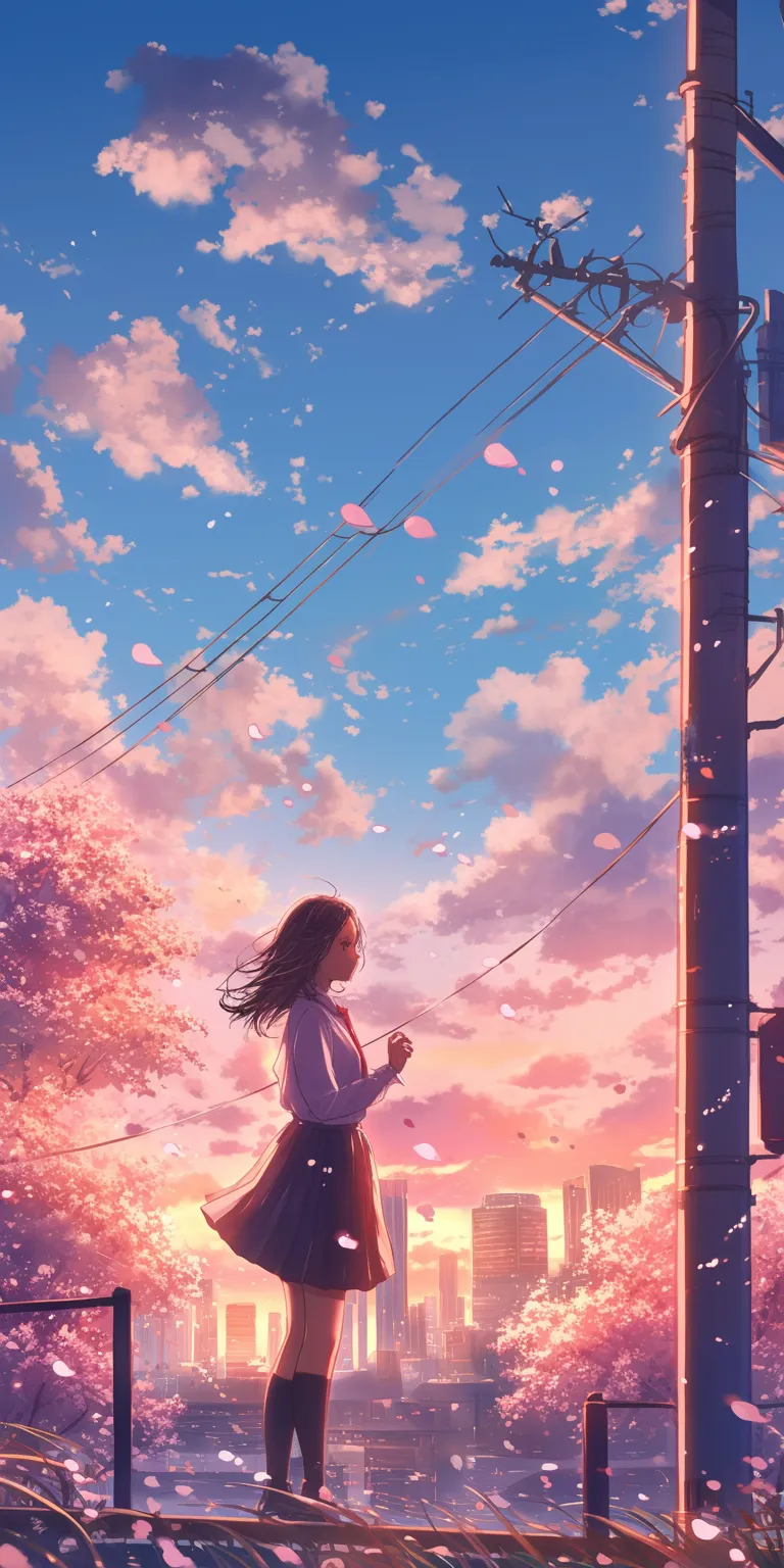 manga panel wallpaper sky, 2560x1440, sakura, 3440x1440, sunset