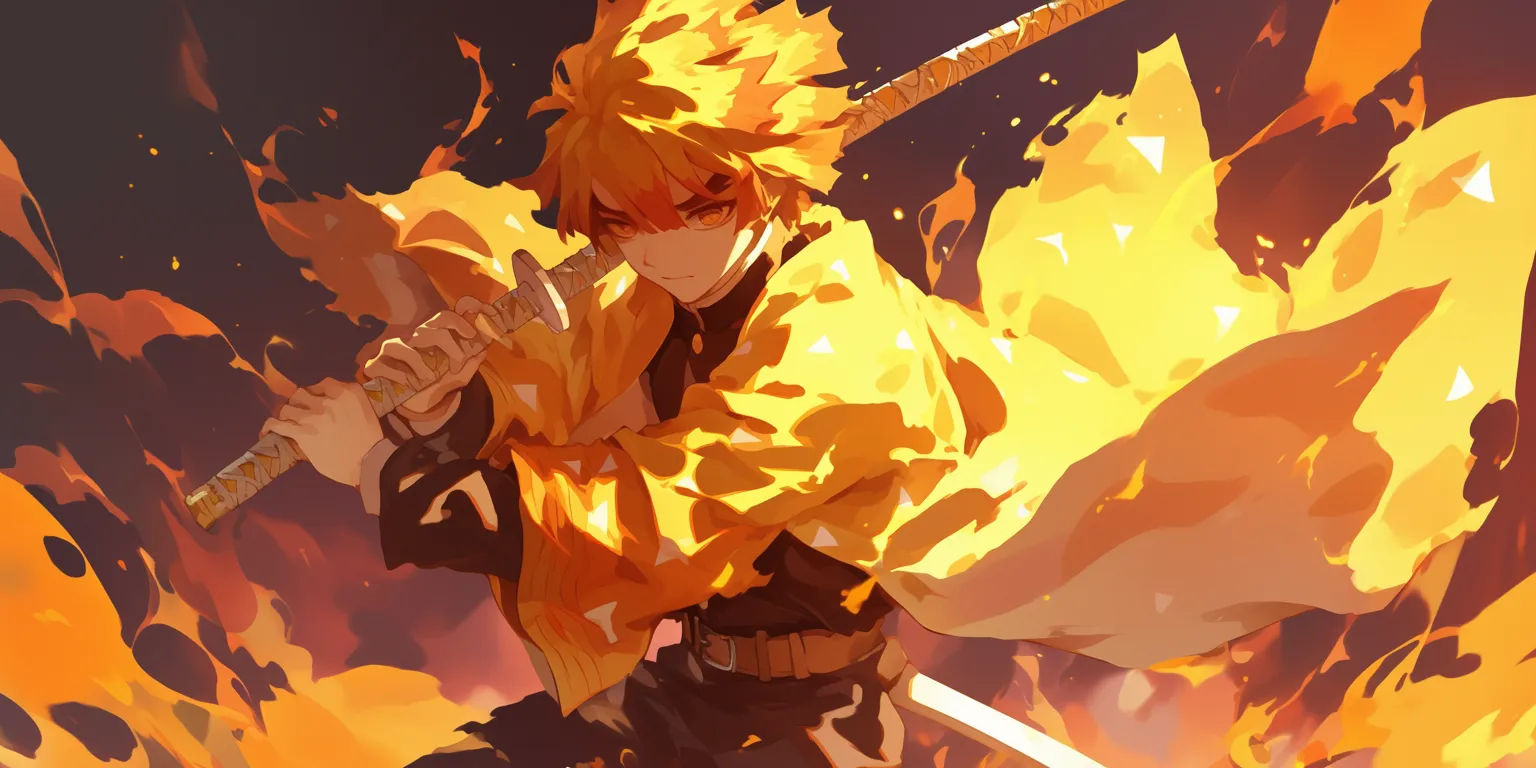 zenitsu demon slayer wallpaper yaiba, minato, shokugeki, gintama, kurama