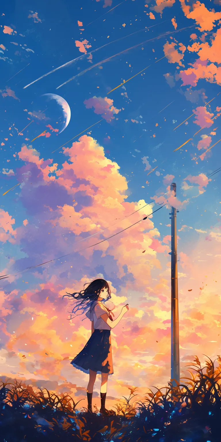 anime wallpaper for ipad sky, lockscreen, hyouka, flcl, ghibli
