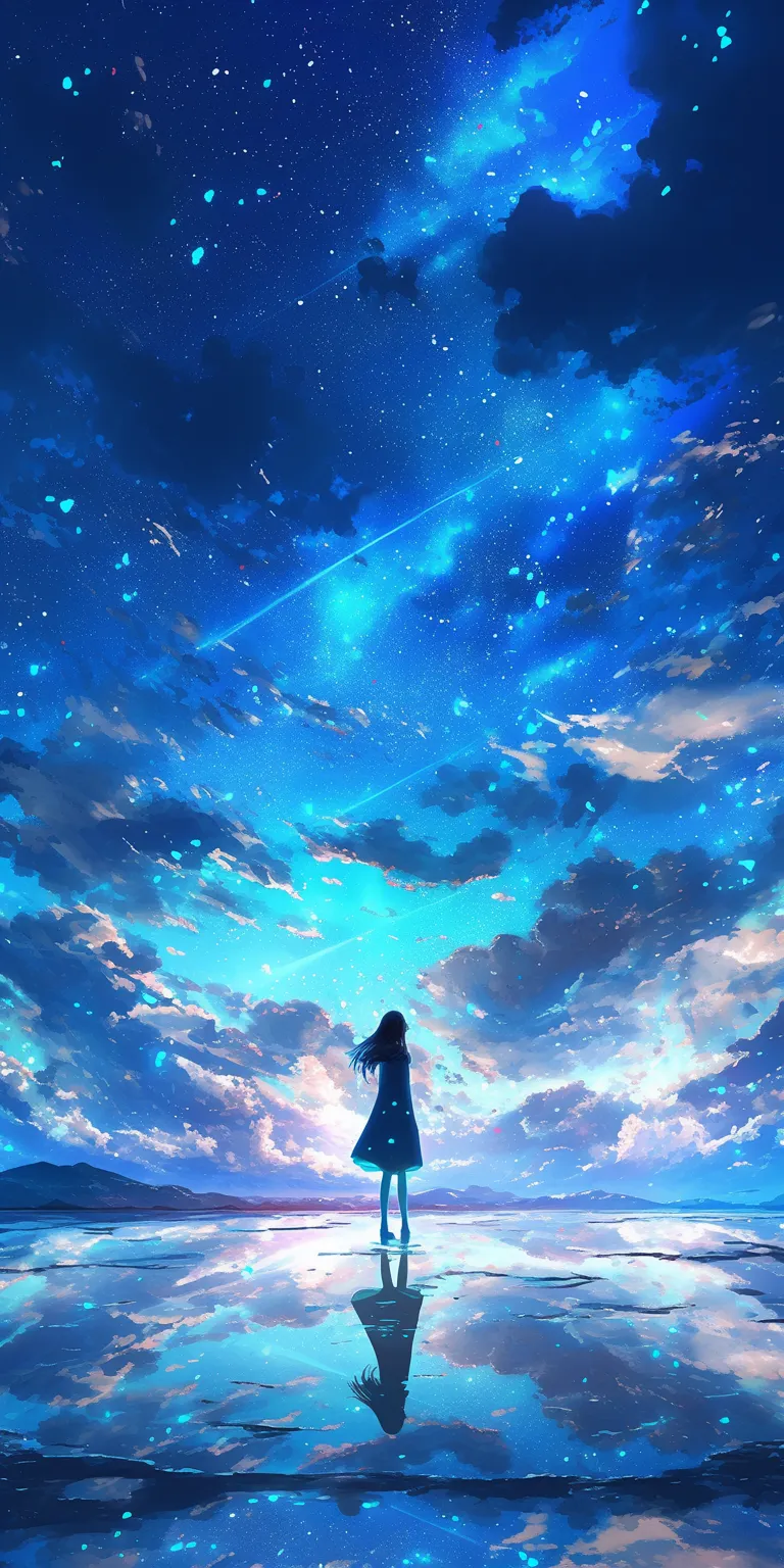 anime sky wallpaper evergarden, sky, ghibli, mushishi, galaxy