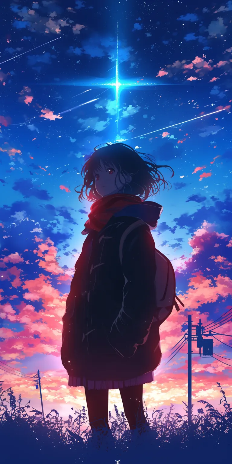 hd anime wallpaper sky, oregairu, flcl, franxx, juuzou