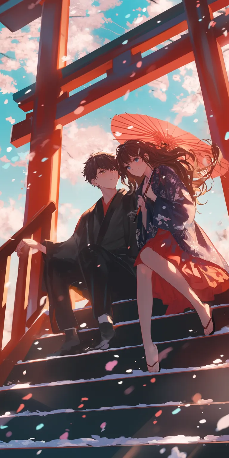 cute anime couple wallpaper flcl, noragami, hyouka, kenshin, akira