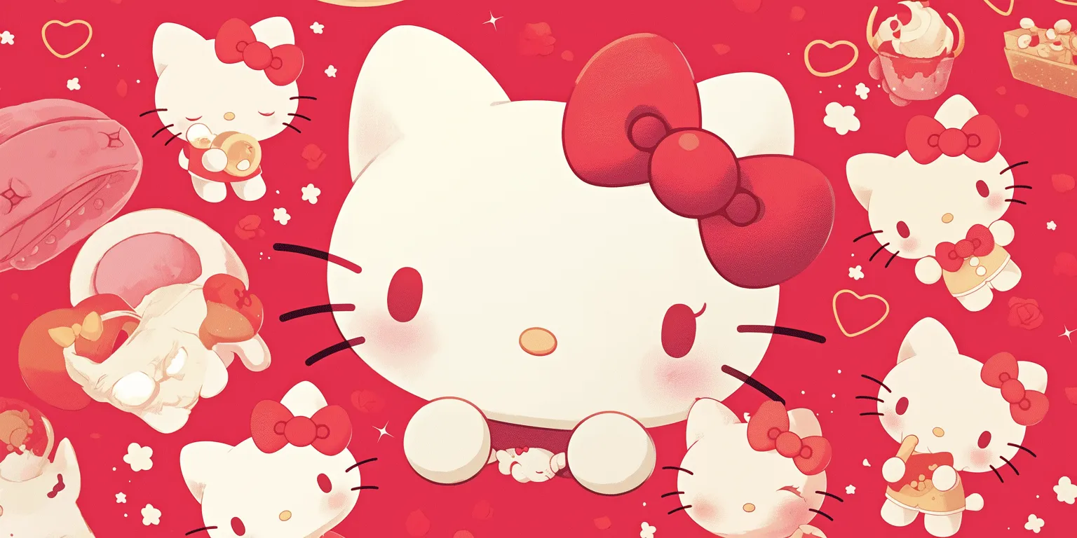 hello kitty cute wallpaper kitty, hamtaro, cherry, hearts, miya