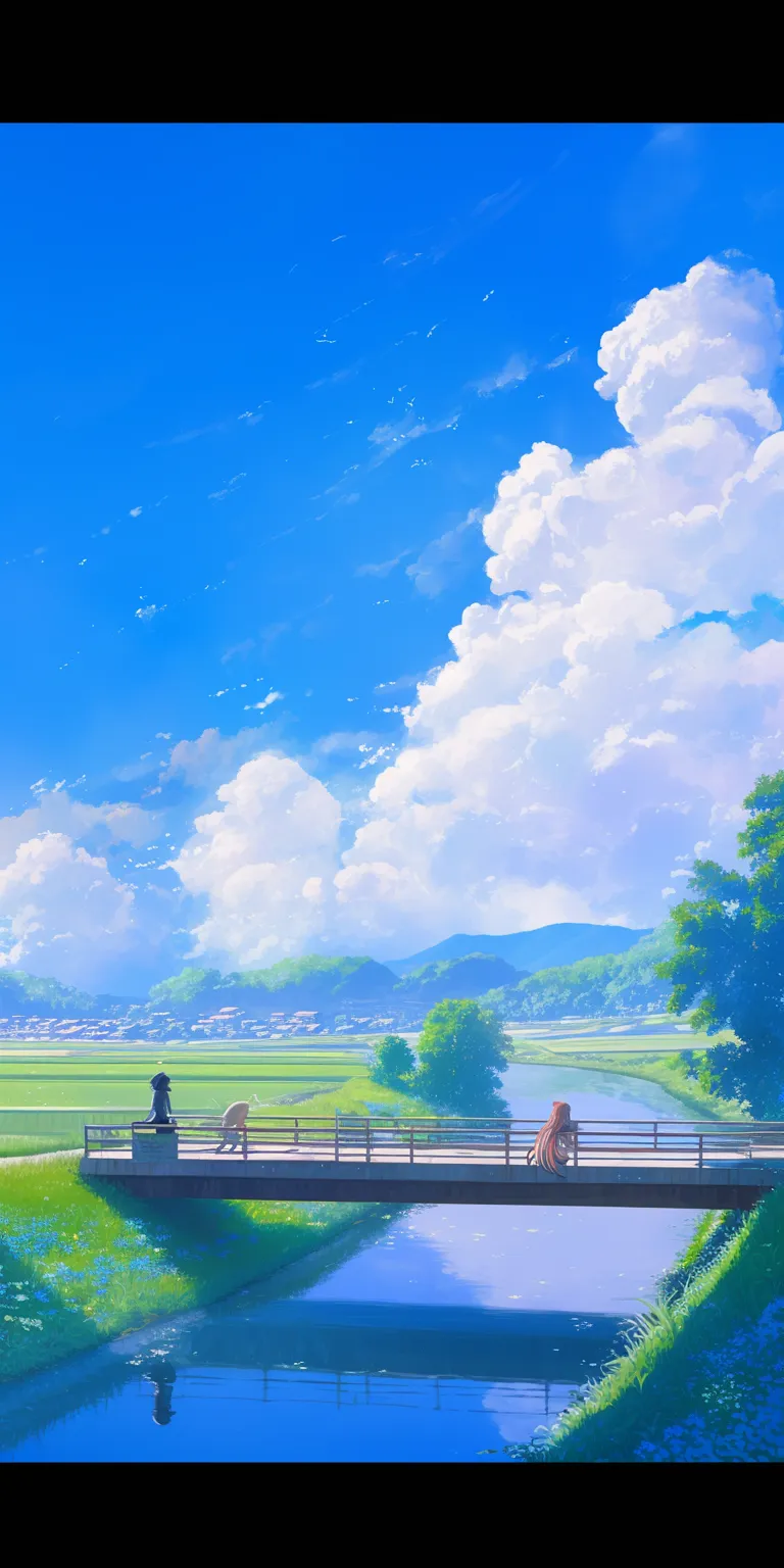 cute frog background evergarden, ghibli, yuujinchou, scenery, 3440x1440