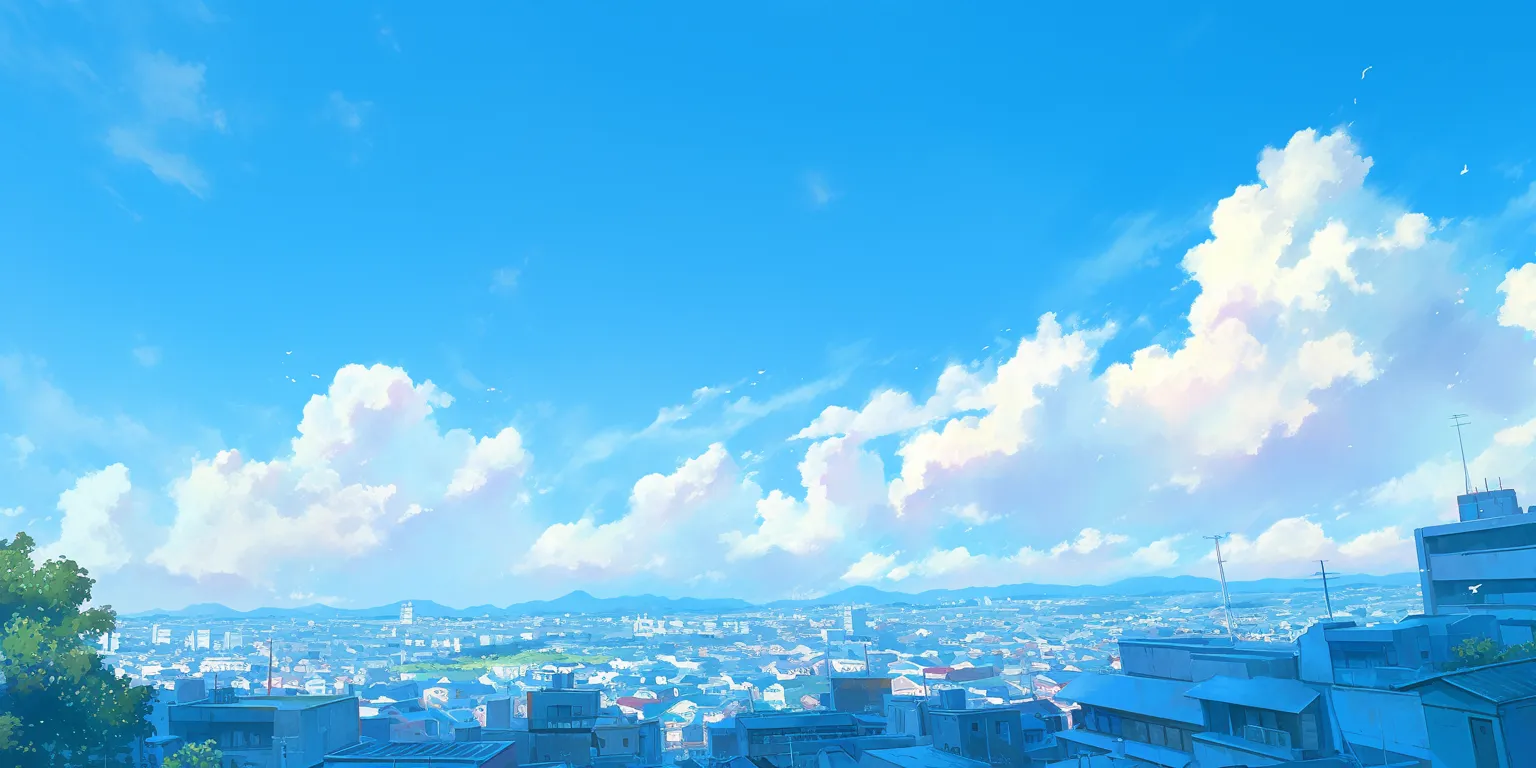 anime background wallpaper 3440x1440, sky, 2560x1440, ciel, 1920x1080