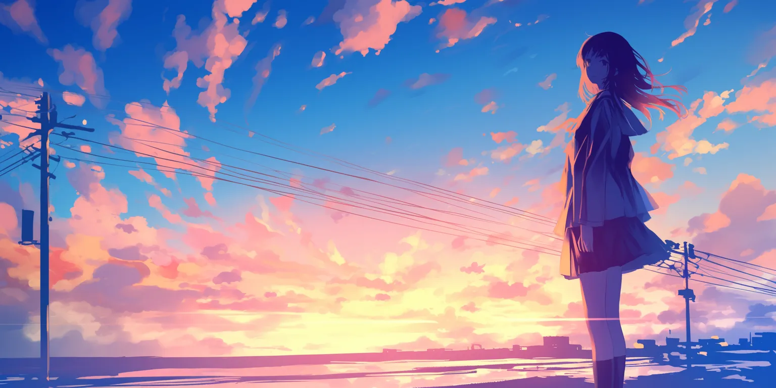 desktop anime wallpaper flcl, sunset, noragami, 3440x1440, champloo