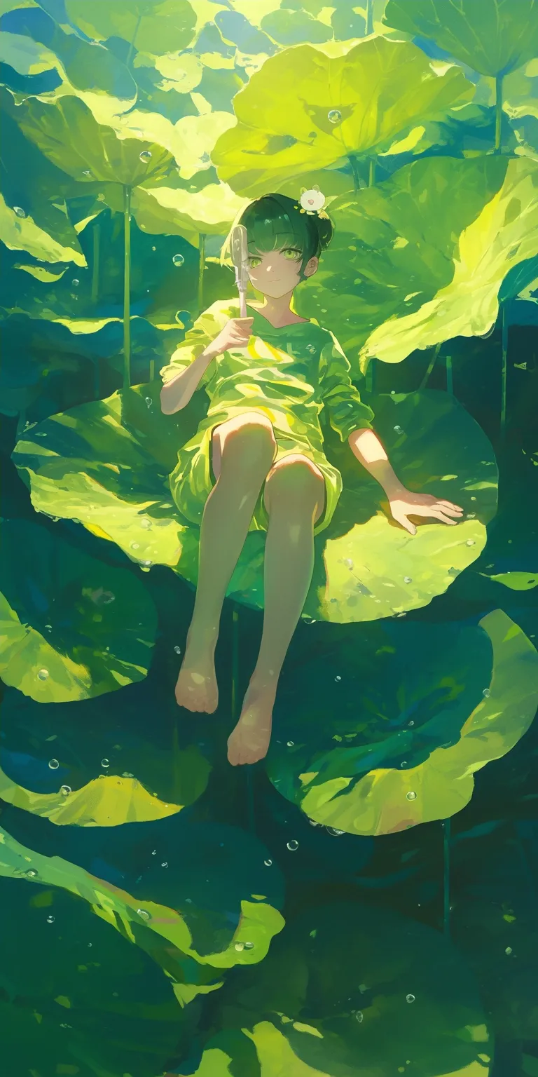 frog aesthetic wallpaper mushishi, ponyo, ghibli, green, ocean