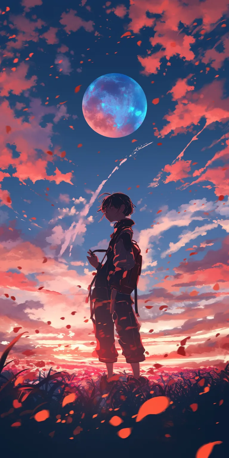 cool anime wallpaper sky, evangelion, akira, flcl, franxx