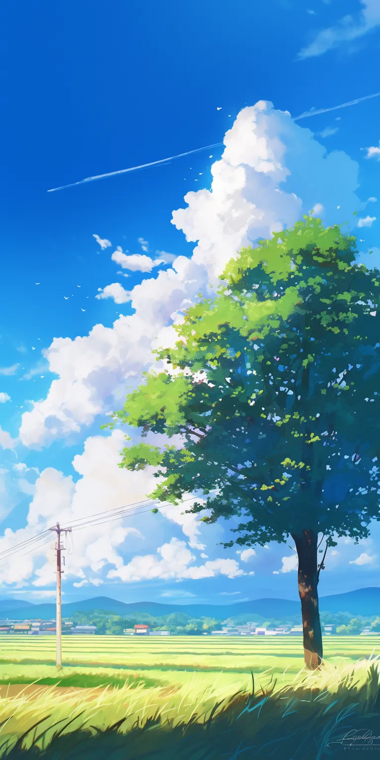 anime art wallpaper backgrounds, yuujinchou, background, scenery, sky