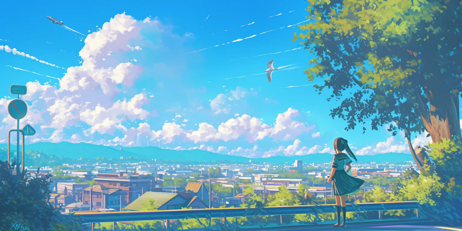 cute anime background 3440x1440, 2560x1440, ghibli, flcl, evergarden