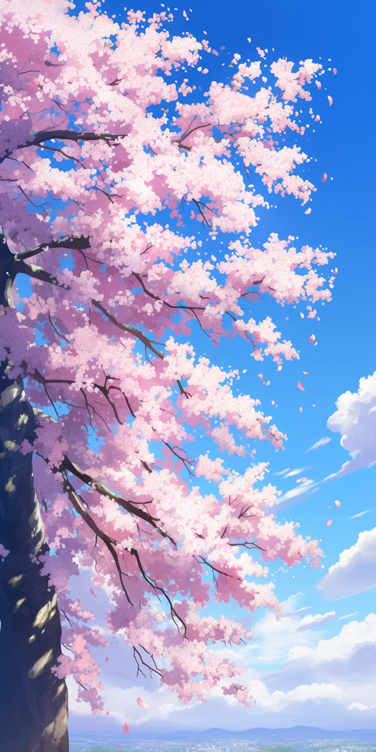 cherry blossom anime wallpaper sakura, noragami, kamisama, blossom, sky