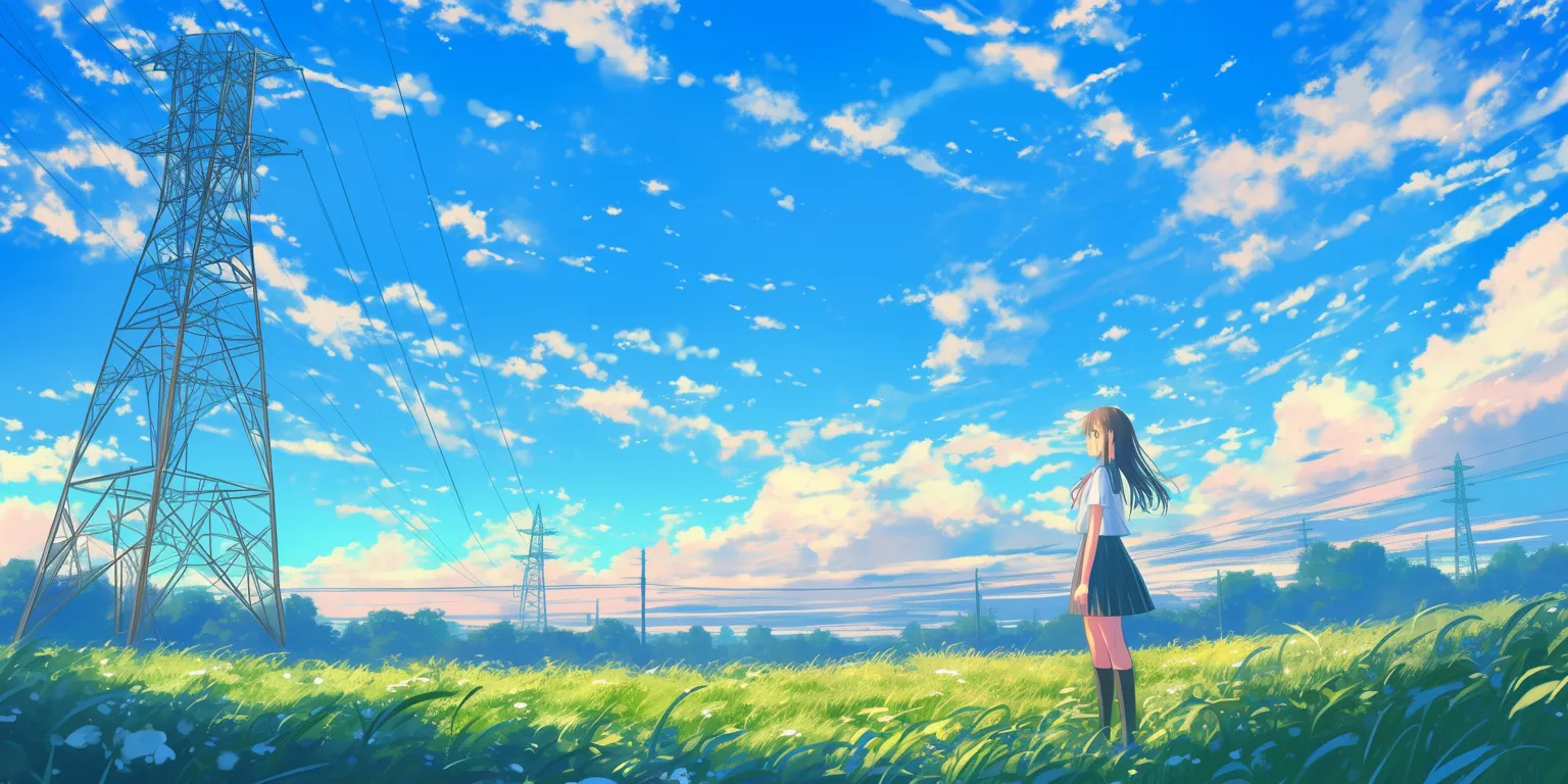 anime wallpaper 4k for pc sky, 2560x1440, 1920x1080, 3440x1440, scenery