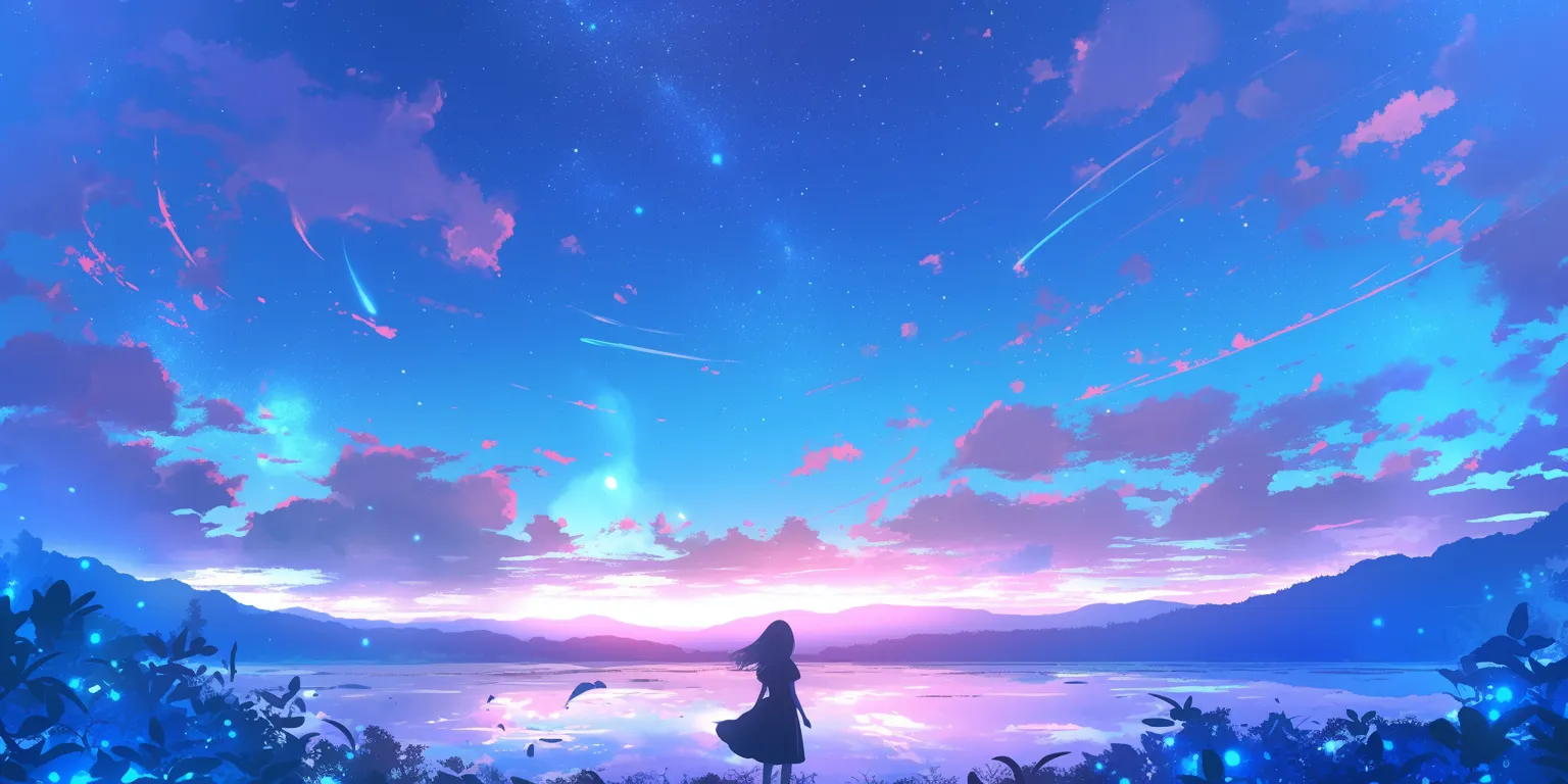 high quality anime wallpapers sky, ciel, noragami, 2560x1440, 1920x1080