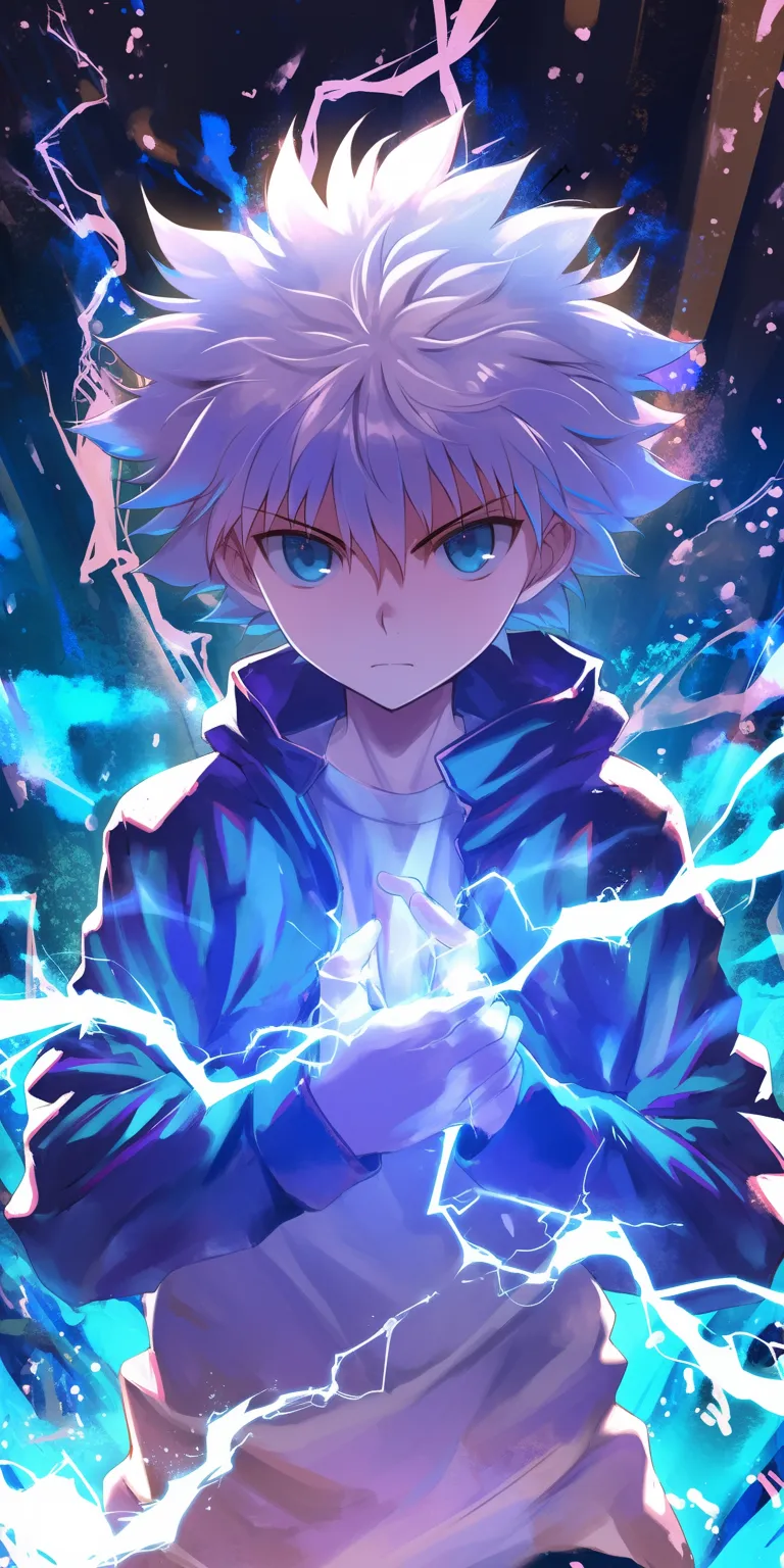 killua zoldyck wallpaper killua, minato, hxh, meruem, hajime