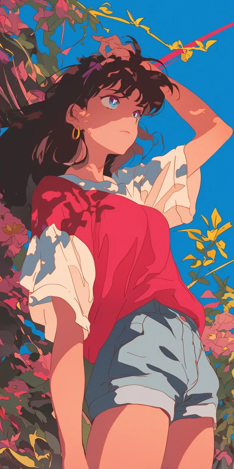 90s anime wallpaper flcl, ghibli, yumeko, hyouka, haru