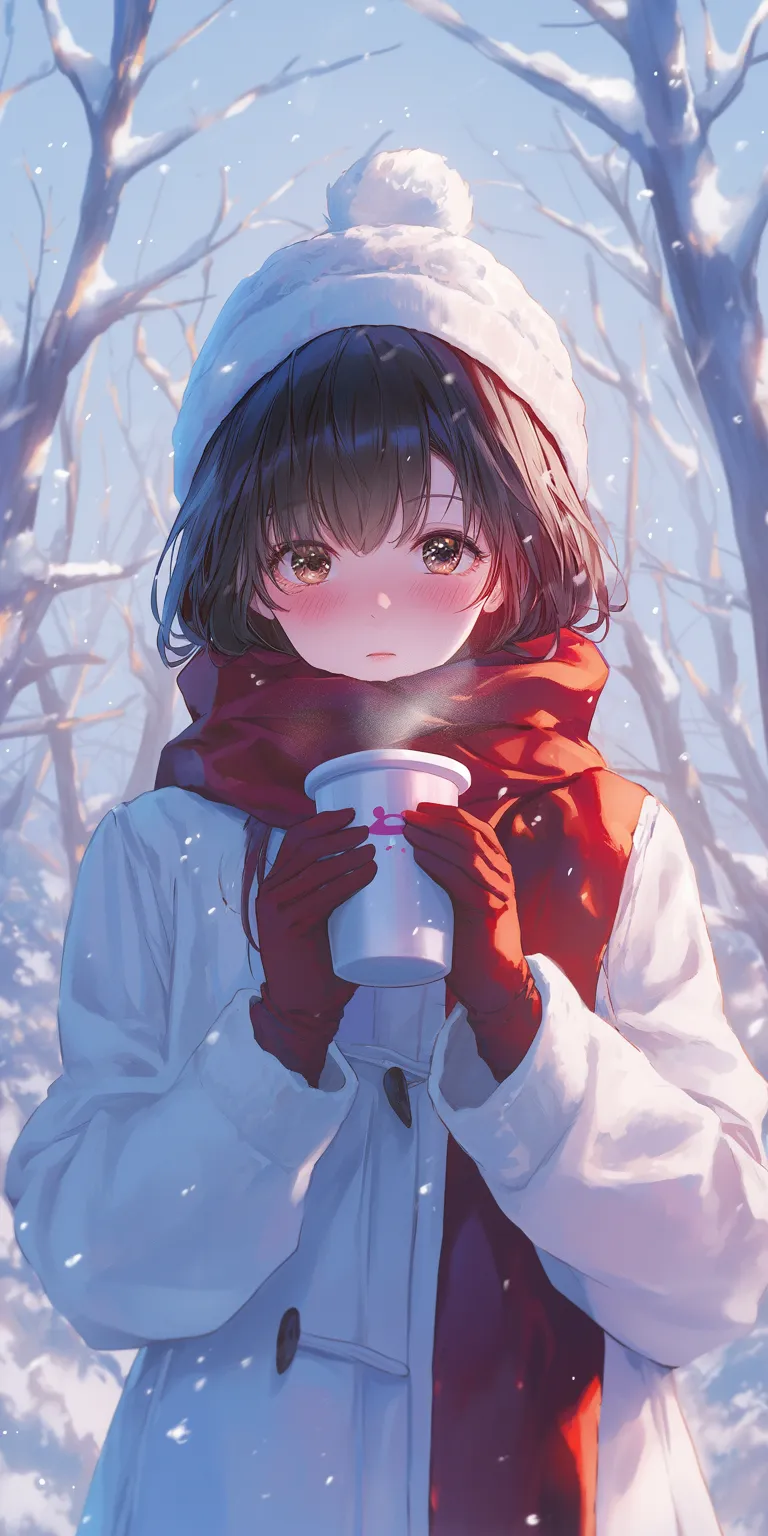 winter anime wallpaper winter, mirai, hajime, haru, hanayome