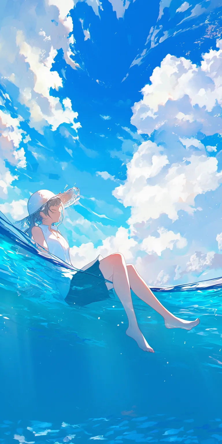 moving wallpapers ocean, sky, haru, 2560x1440, 1920x1080