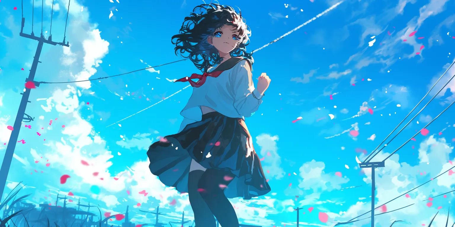 anime picture wallpaper sky, 2560x1440, haru, 1920x1080, flcl