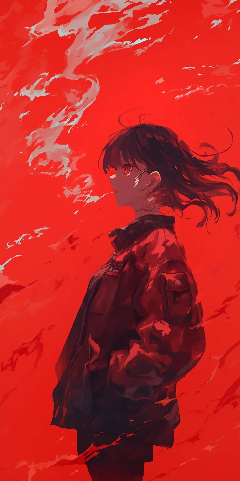 red anime wallpaper akira, yumeko, kakegurui, rwby, akame