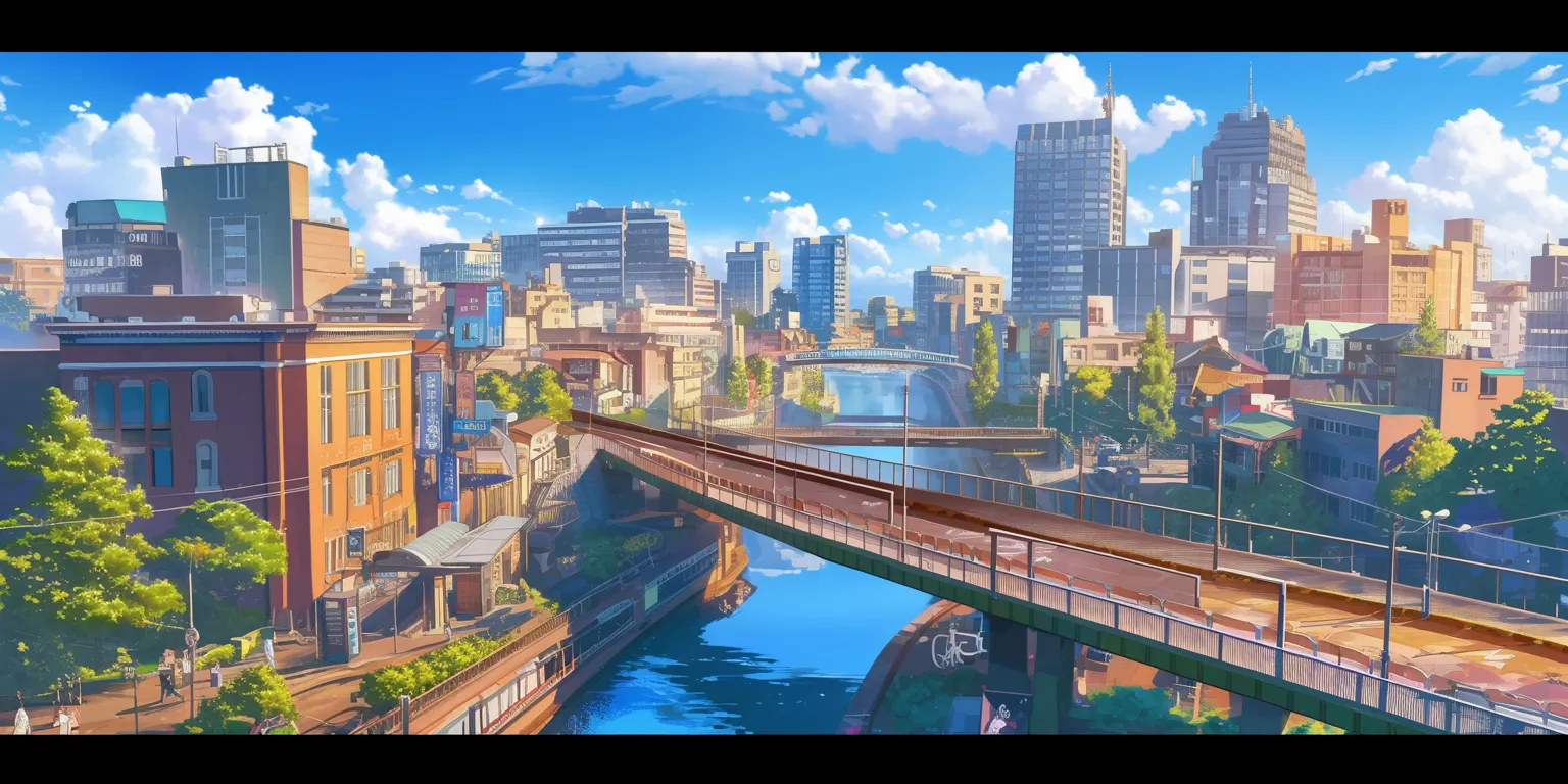 anime city wallpaper 3440x1440, oregairu, shokugeki, city, ultrawide