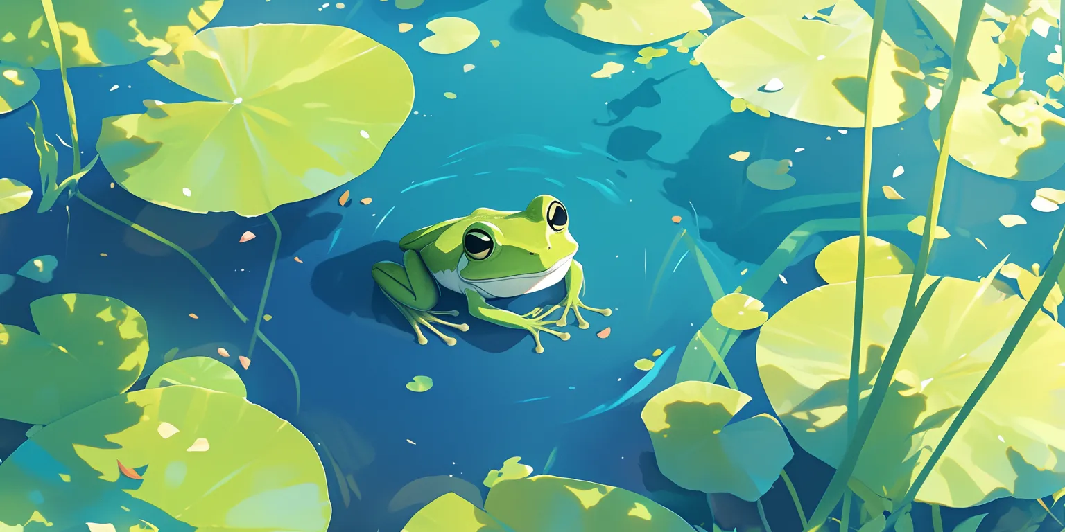 cute frog background frog, lagoon, wall, green, 2560x1440