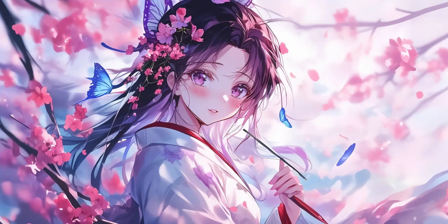 wallpaper cute anime kaguya, nezuko, sakura, noragami, kamisama