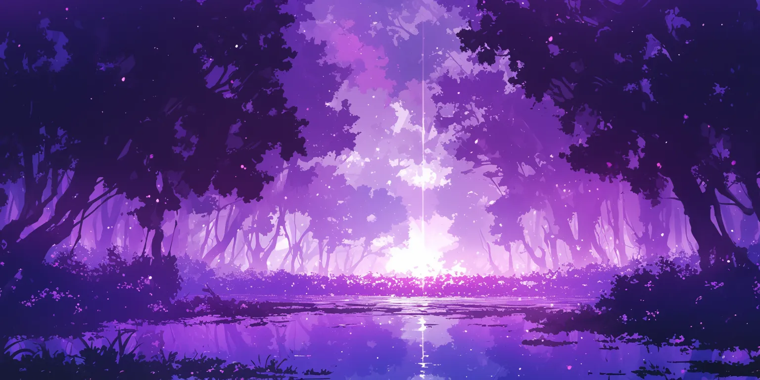 purple anime background purple, 2560x1440, wall, backgrounds, 3440x1440