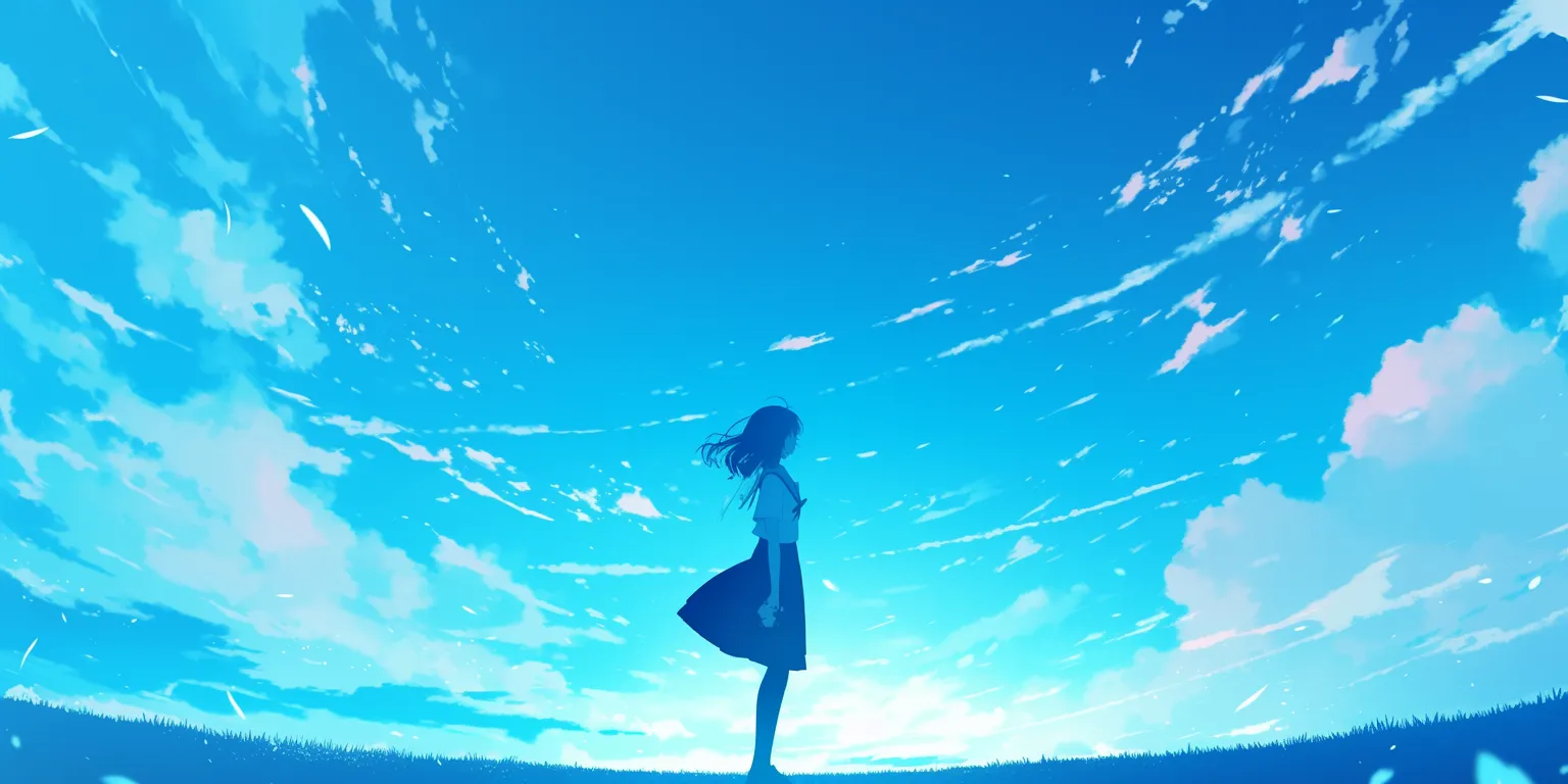 anime lock screen sky, ciel, hyouka, ocean, nishimiya