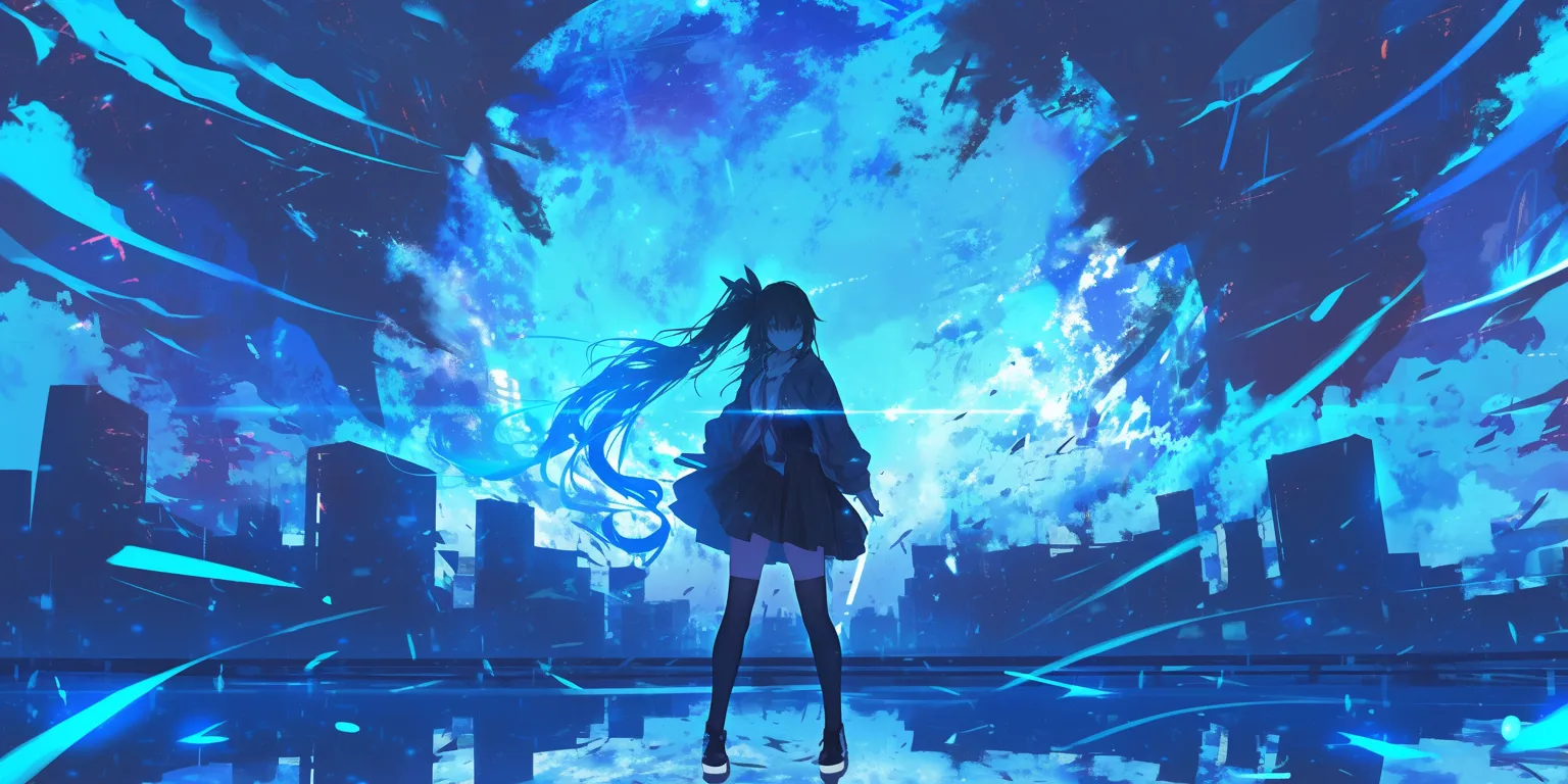 blue anime wallpaper hatsune, miku, aqua, ciel, sao