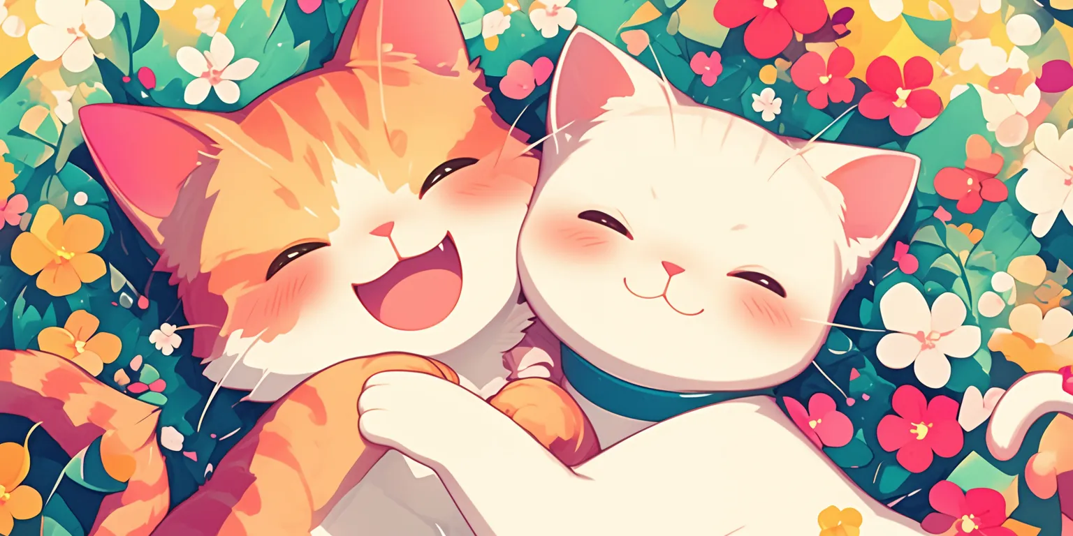 kawaii cat wallpaper cats, ghibli, kitty, hamtaro
