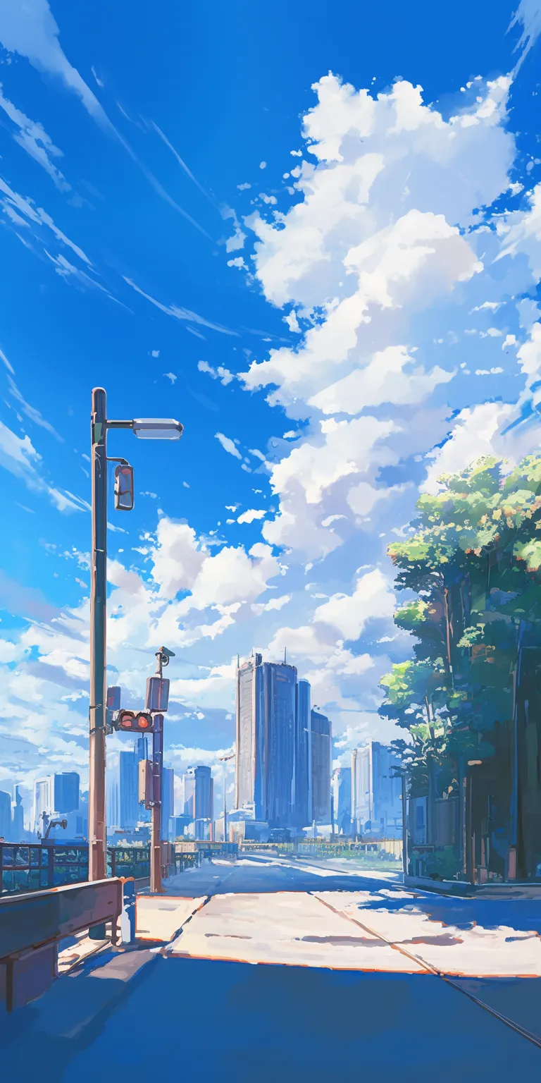 anime background flcl, sky, lofi, 3440x1440, ghibli