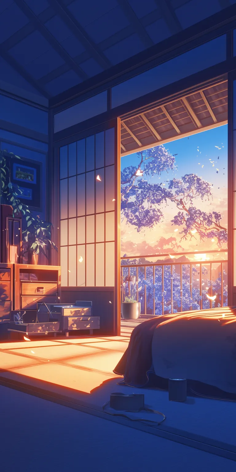 anime bed background bedroom, 3440x1440, aesthetic, backgrounds, lofi