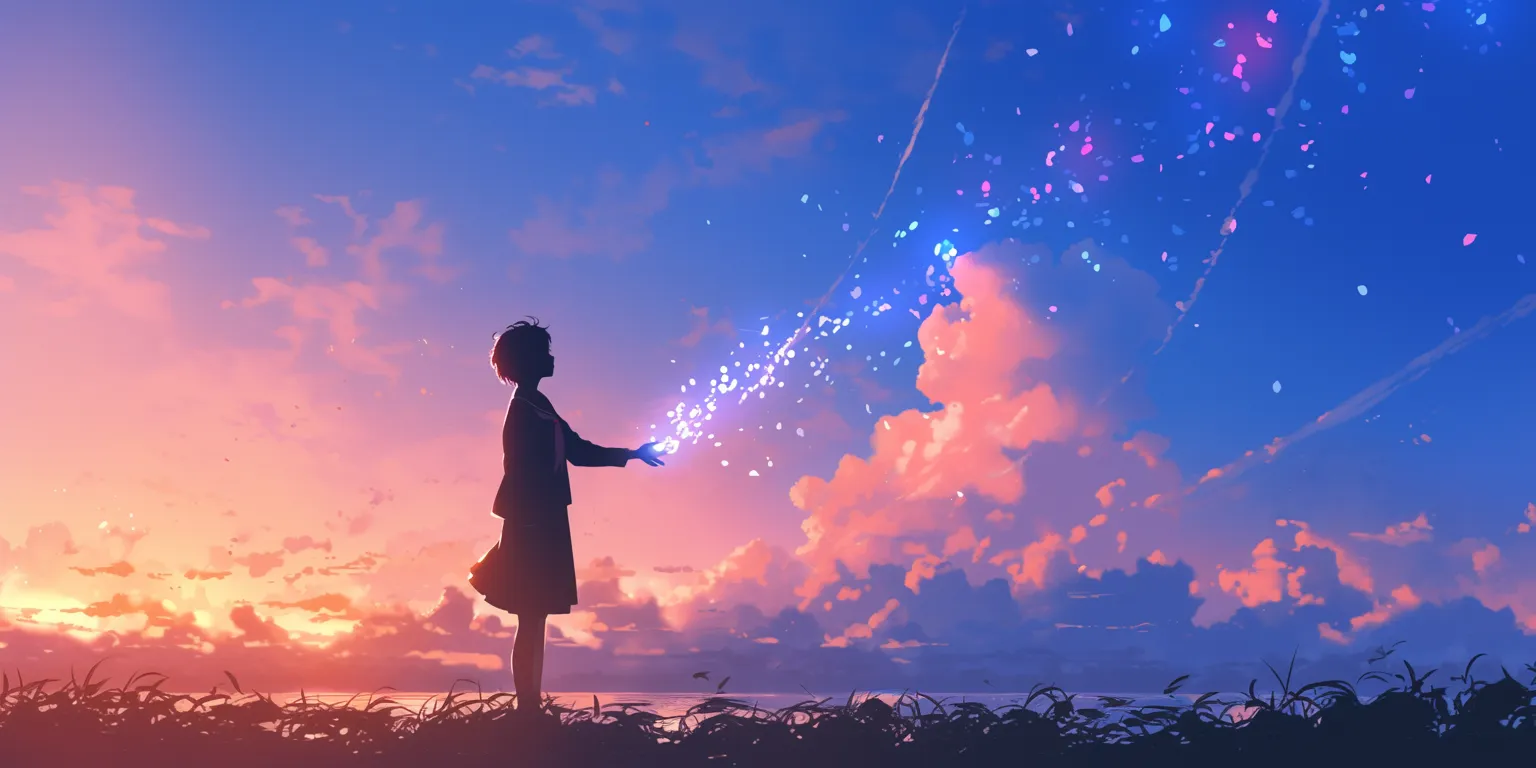 difference between anime and animation sky, ghibli, franxx, 2560x1440, galaxy