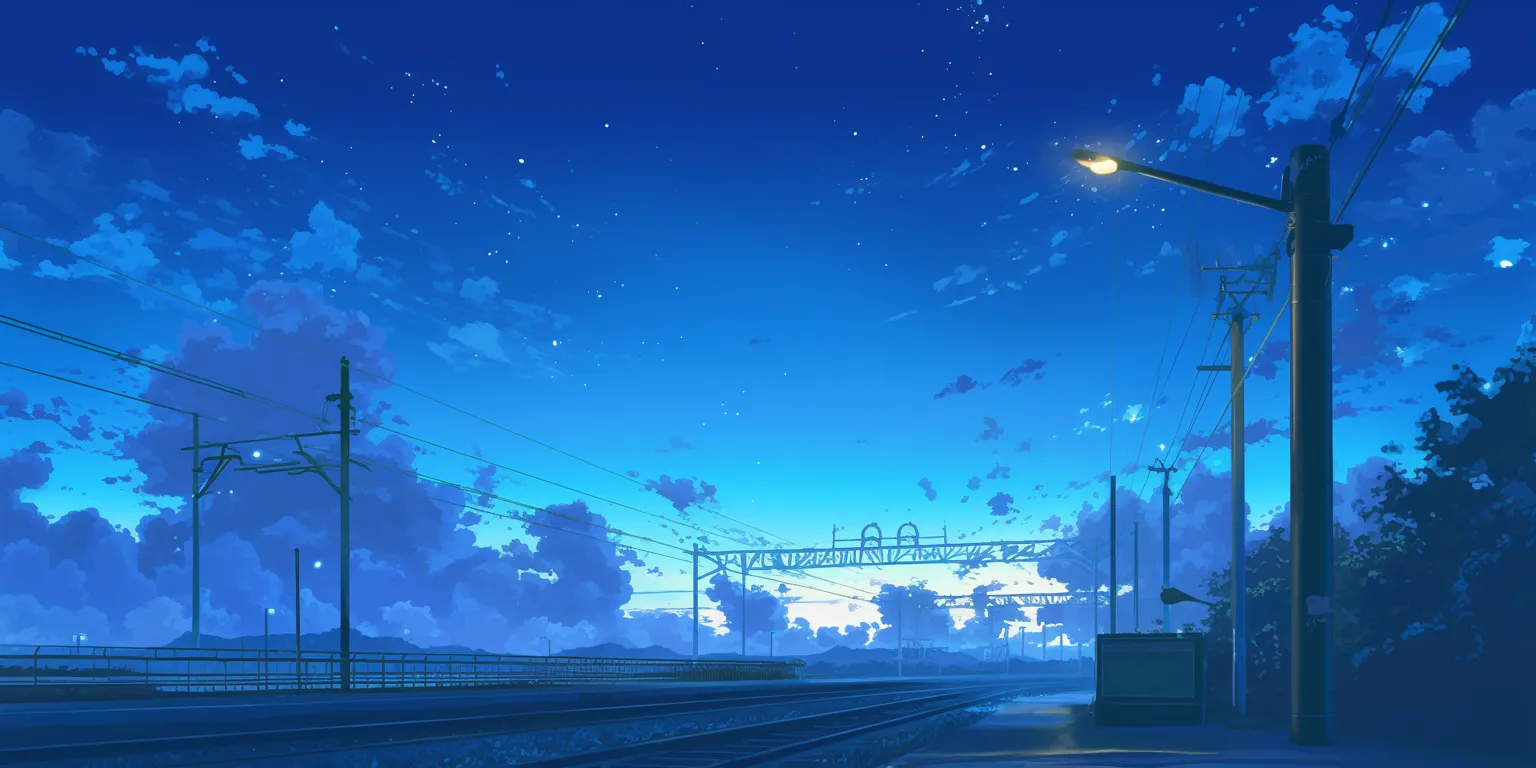 anime background night flcl, ciel, yuujinchou, macross, noragami