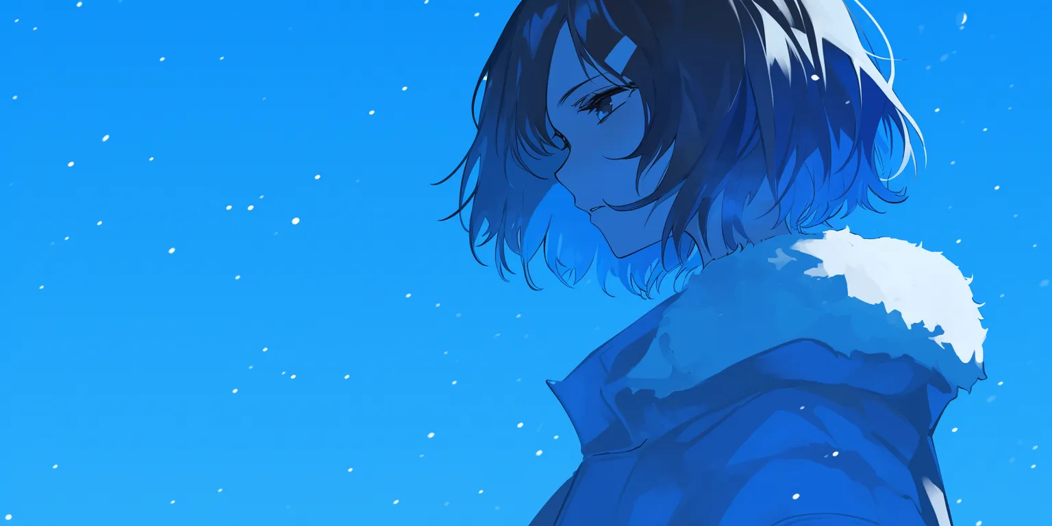 blue anime wallpaper touka, ciel, juuzou, erased, dazai