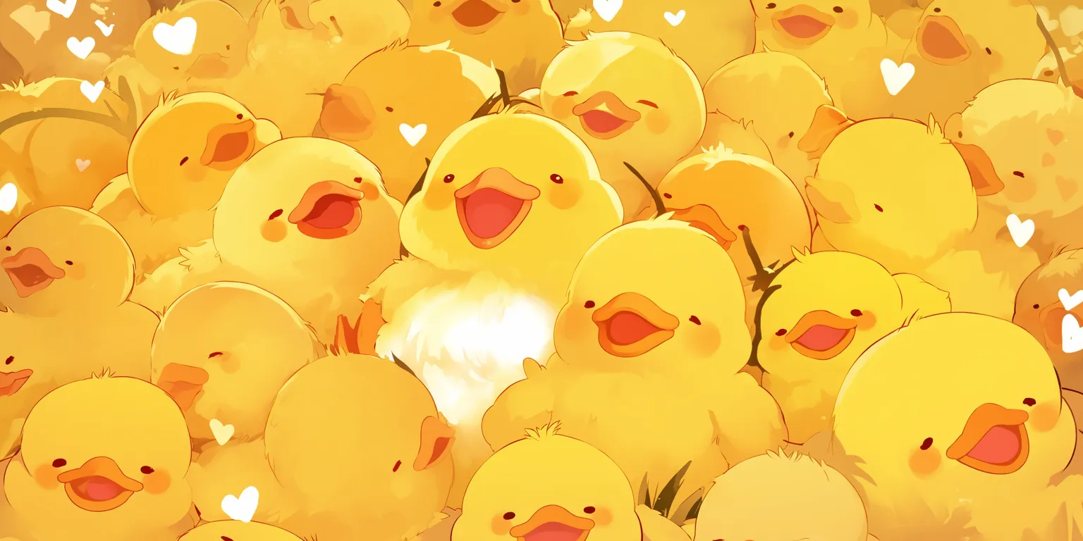 cute duck wallpaper duck, wall, 2560x1440, 1920x1080, toubun