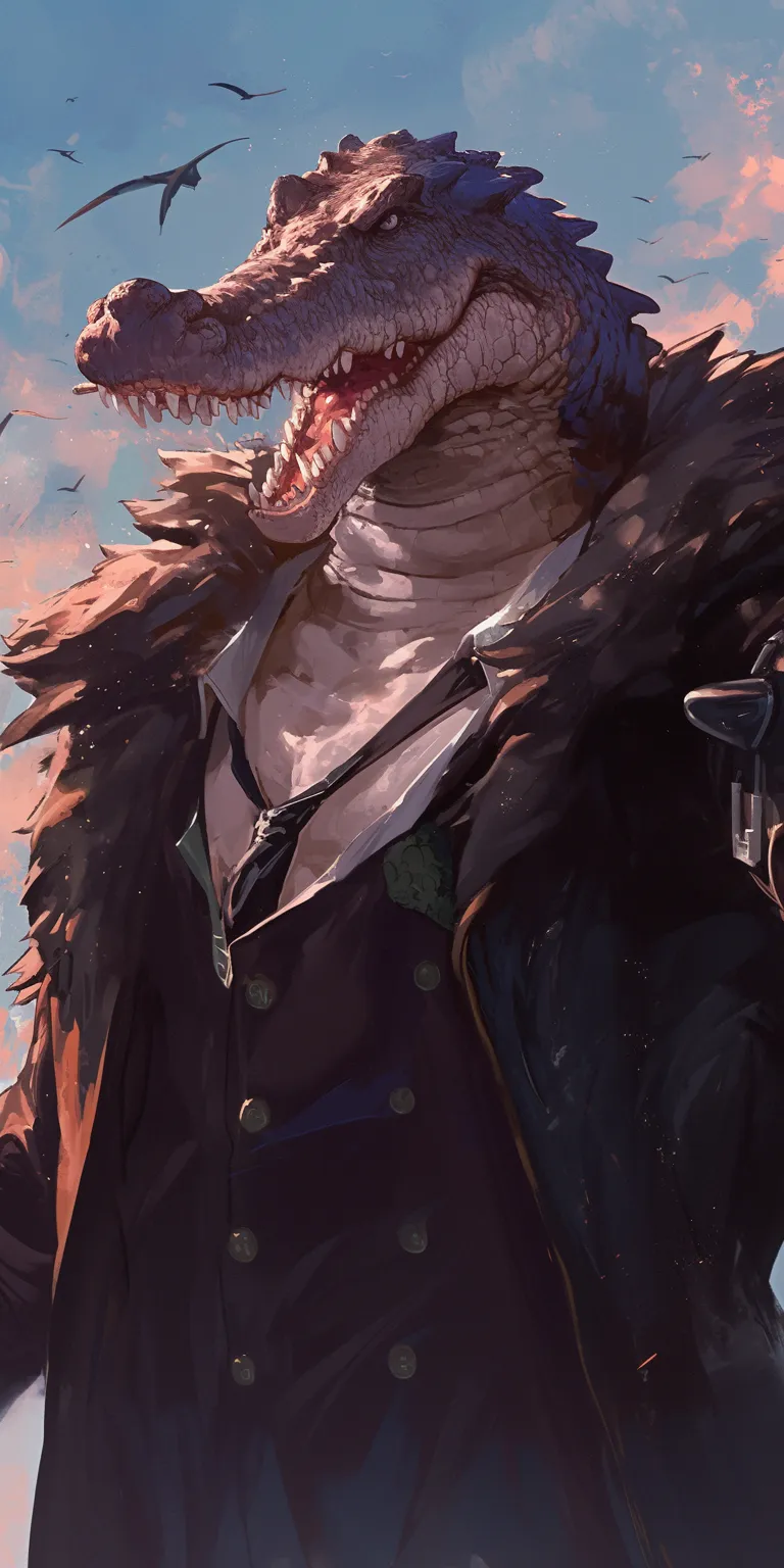 crocodile one piece wallpaper crocodile, dorohedoro, dragon, tenki, kimetsu