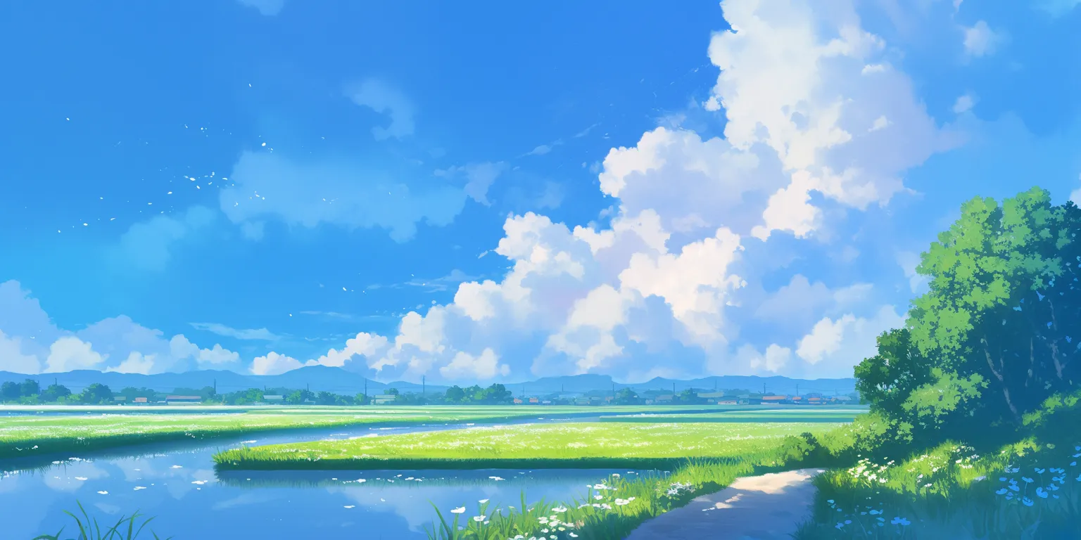 anime background aesthetic evergarden, yuujinchou, ghibli, 3440x1440, scenery