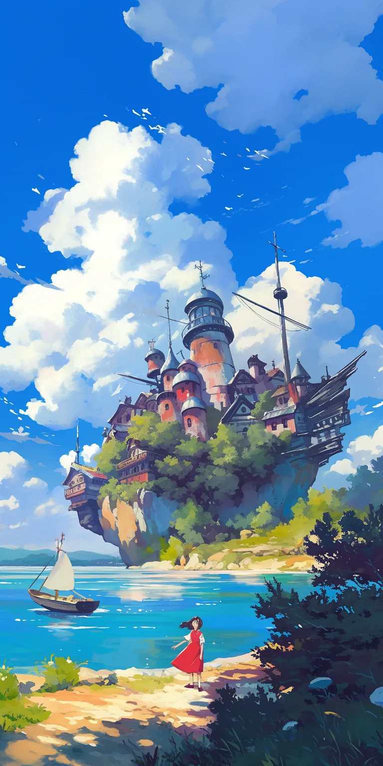 studio ghibli aesthetic wallpaper ghibli, castle, konosuba, ponyo, 2560x1440