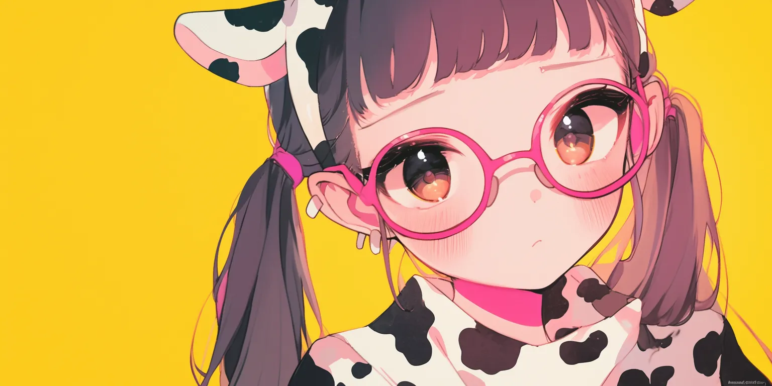 cow prints wallpaper cow, mirai, kuromi, kuriyama, anime