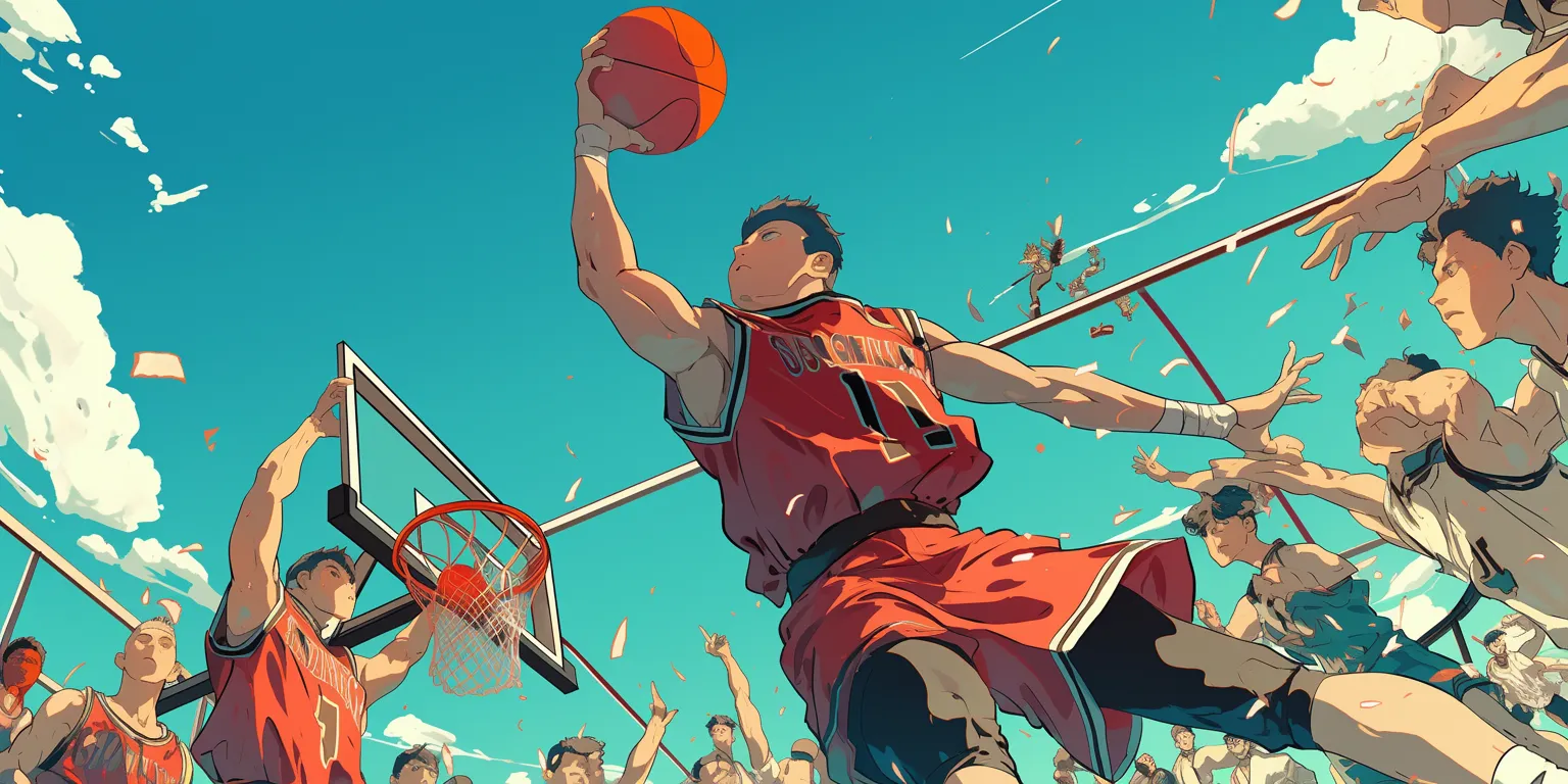 slam dunk wallpaper basketball, kuroko, aomine, haikyuu