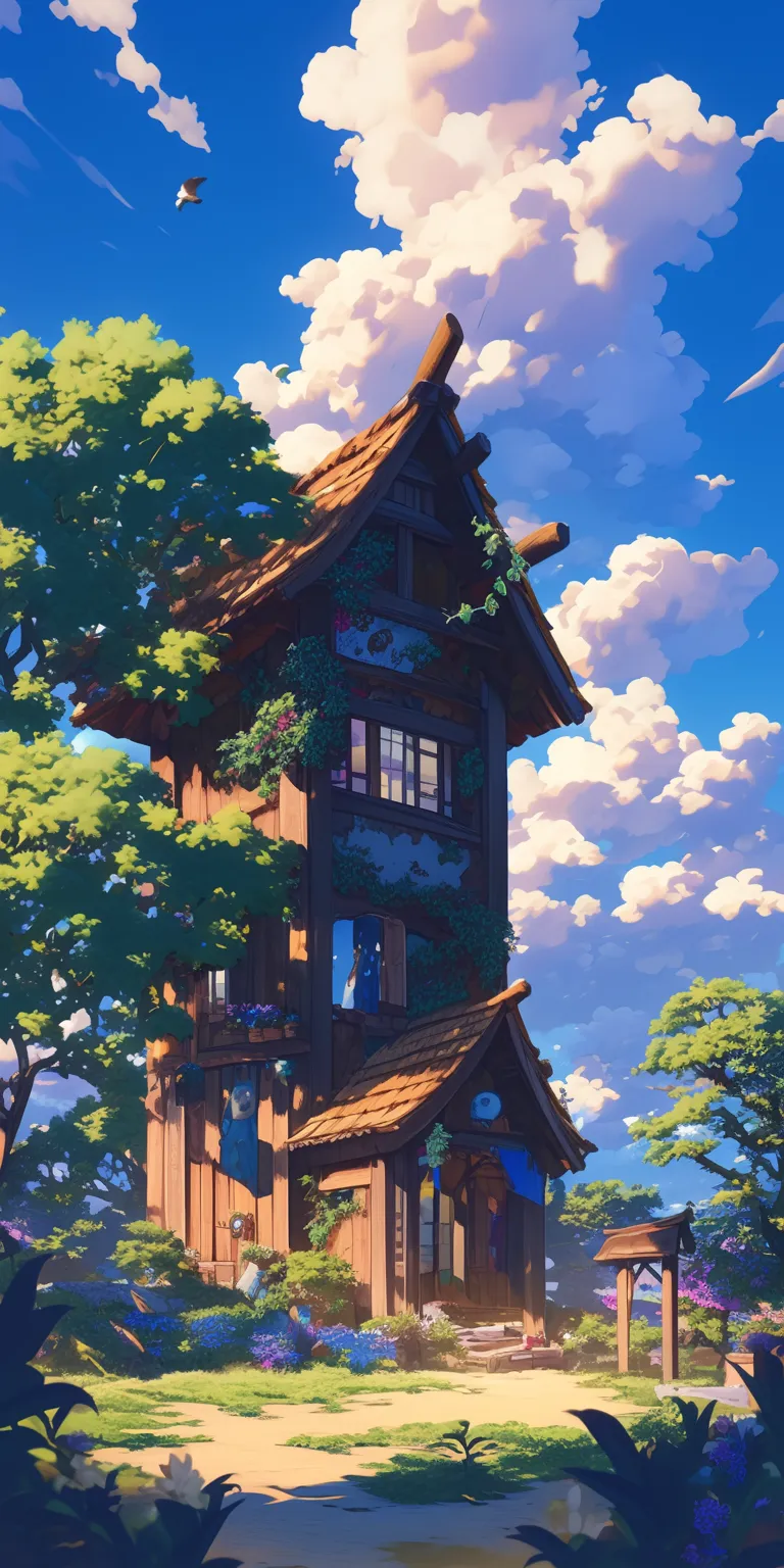owl house background ghibli, evergarden, yuru, 3440x1440, yuujinchou