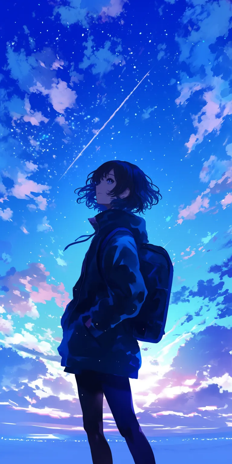 anime manga wallpaper sky, ciel, haru, flcl, touka