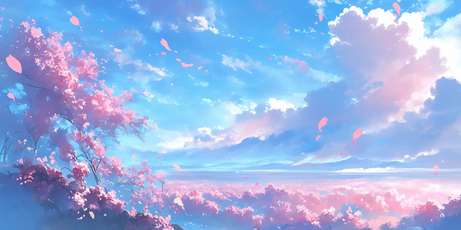 aesthetic anime background sky, 2560x1440, 3440x1440, ciel